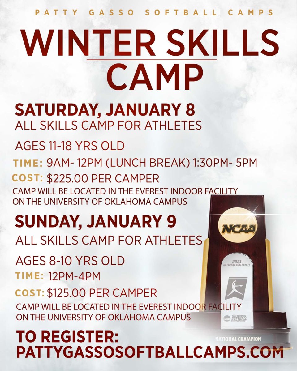 Patty Gasso Softball Camps Norman, Oklahoma